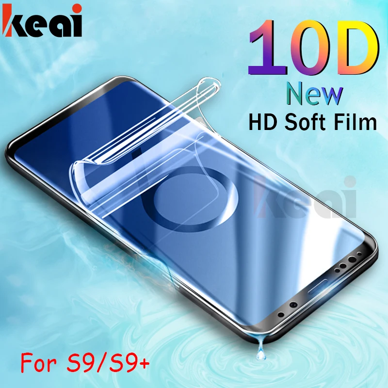10D полное покрытие изогнутая мягкая пленка для Samsung Galaxy S8 S9 Plus HD защитная Note 8 S7 S6 Edge