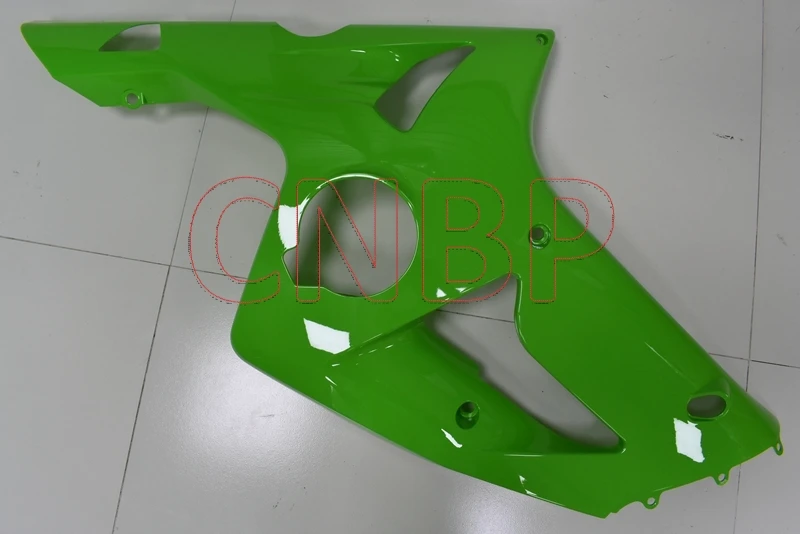 Мотоцикл обтекатель для Kawasaki Zx6r 2003-2004 зеленый набор для всего тела 636 Zx-6r 03 кузов 636 Zx-6r 2003 без краски