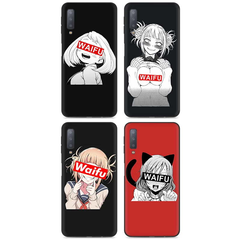 Sugoi семпай аниме waifu мягкий чехол для мобильного телефона чехол для samsung Galaxy A6 7 8 9 A10 30 40 50 70 J6