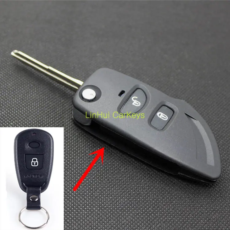 PINECONE для HYUNDAI ELANTRA Key2 кнопки необработанное лезвие модифицированные Чистые Ключи