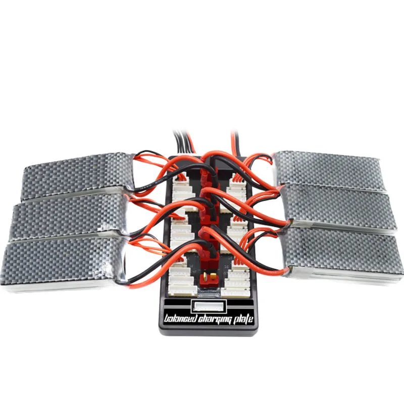 Сбалансированная зарядка T Разъем XT60 разъем Lipo параллельная зарядная плата