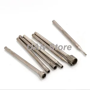 Алмазные вогнутые шлифовальные игольчатые наконечники, аксессуары для головы Dremel, 2,35 мм, Абсорбирующая игла, 10 шт.