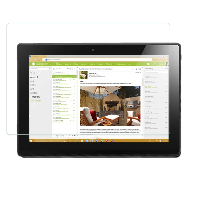 Новые Прибытия Для Lenovo Ideapad Miix 310 10.1 &quotTablet 9 H HD Ясный Протектор Экрана Закаленное