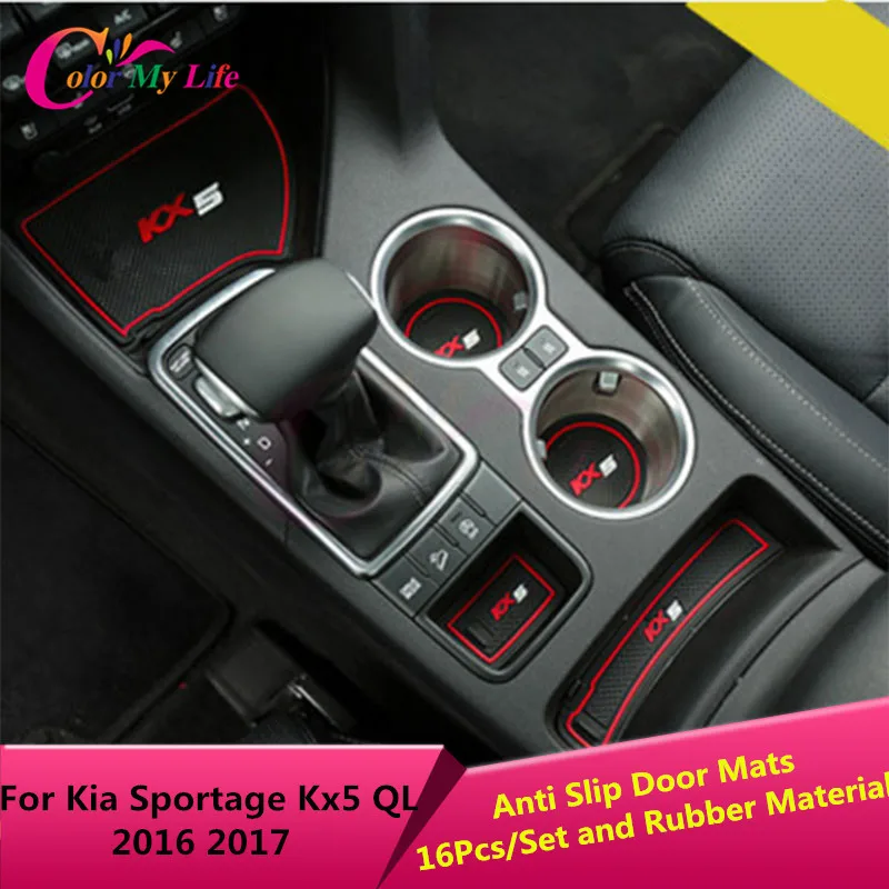 16 шт./компл. силикагель автомобильные защитные коврики Противоскользящие