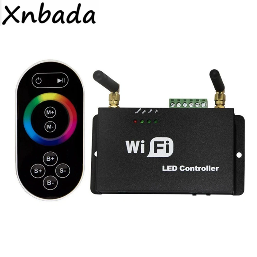 Светодиодный контроллер WF100 RGB с Wi Fi и пультом управления|rgb wifi led controller|wifi controllerled