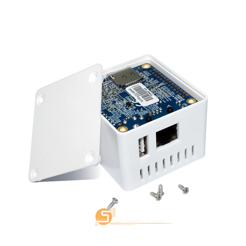 Orange Pi Zero Set4: Orange Pi Zero512MB+ защитный белый чехол H2 четырехъядерный макетная плата с открытым исходным кодом beyond Raspberry Pi