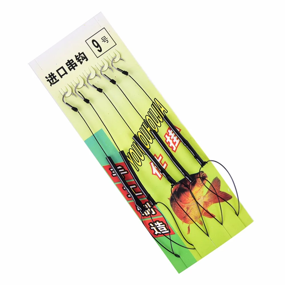 5 штук упак. Карп рыболовные волосяные установки плетеная нить кривой хвостовик