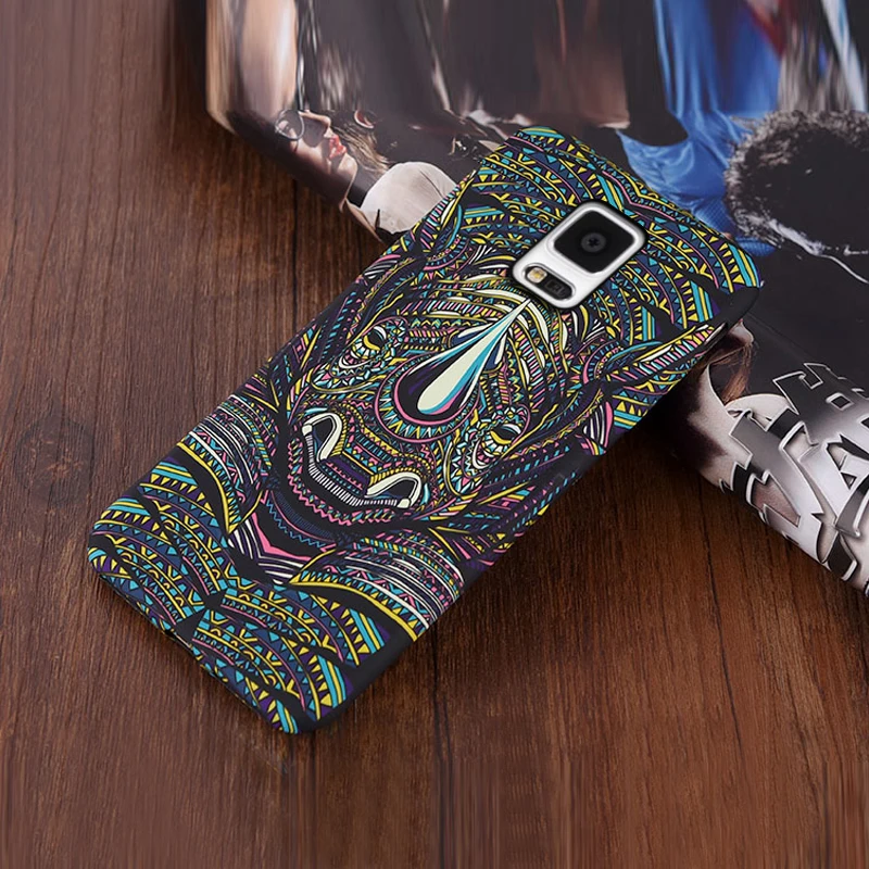 YonLinTan Coque чехол для Samsung Galaxy Note 3 4 5 мобильный телефон ночник слон тигр животное