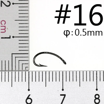100PCS Size 16 100 шт. крючки для завязывания мушек, креветки из Нимфы, креветки, куколки, личинки, приманки, рыболовные крючки для мух#8~#16 - Цвет: 100PCS Size 16