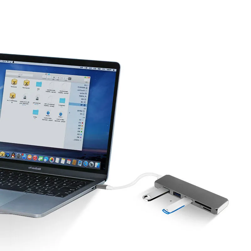 Док станция USB C для ноутбука 3 0 HDMI PD TF SD|Док-станции ноутбуков| |