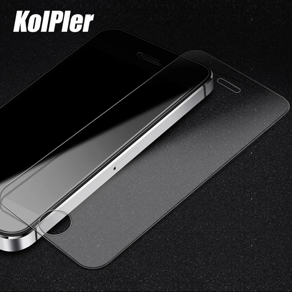 Стеклянная пленка KOLPLER для iPhone 5S закаленное стекло с защитой от царапин