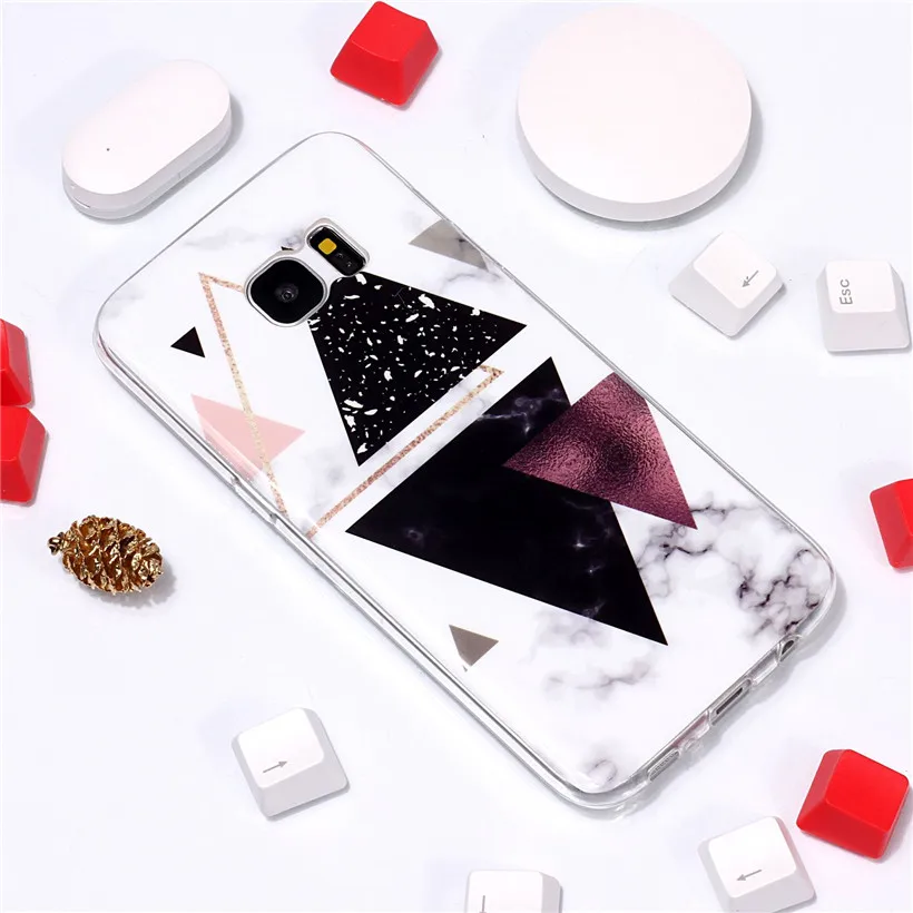 Чехол HEMASOLY для Samsung S9 S8 Plus S7 S6 Edge чехол S5 S4 S3 мягкий роскошный силиконовый с