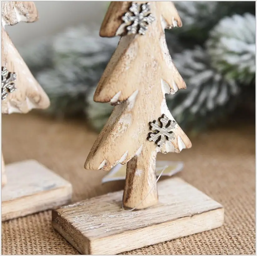 Рождественская елка Adornos Navidad деревянное Рождественское украшение для дома 2019 |