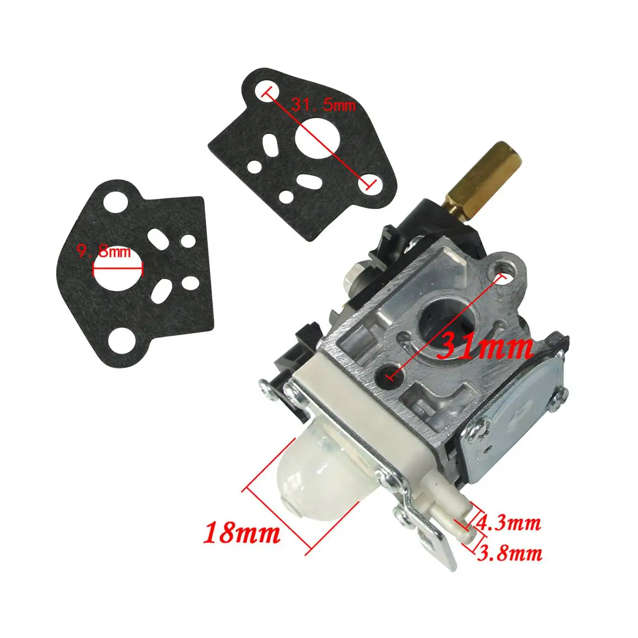 

Carburetor & Gasket Set For SRM265 SRM265S SRM265T SRM265U String Trimmer