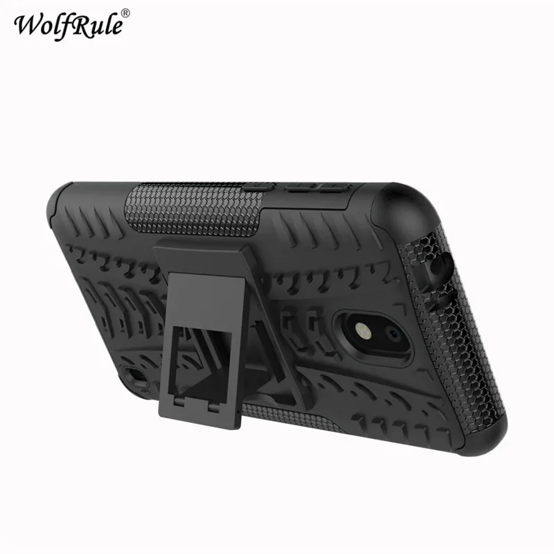 Чехол WolfRule с двойным слоем брони из силикона TPU со стендом для Nokia 2, 5,0 дюймов.