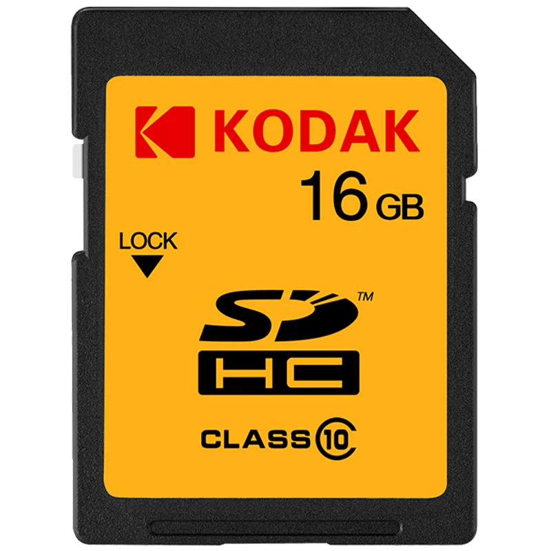 16GB U1 Sd-карта Kodak 64 Гб карта памяти 128 ГБ SDXC U3 V30 carte sd для sony Canon Nikon micro SLR цифровая камера cartao de memoria - Емкость: 16GB U1