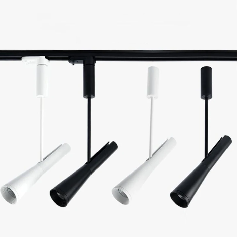 10 шт. приглушаемый светодиодный Трековый светильник 15 Вт COB Rail Down Light s для кухни