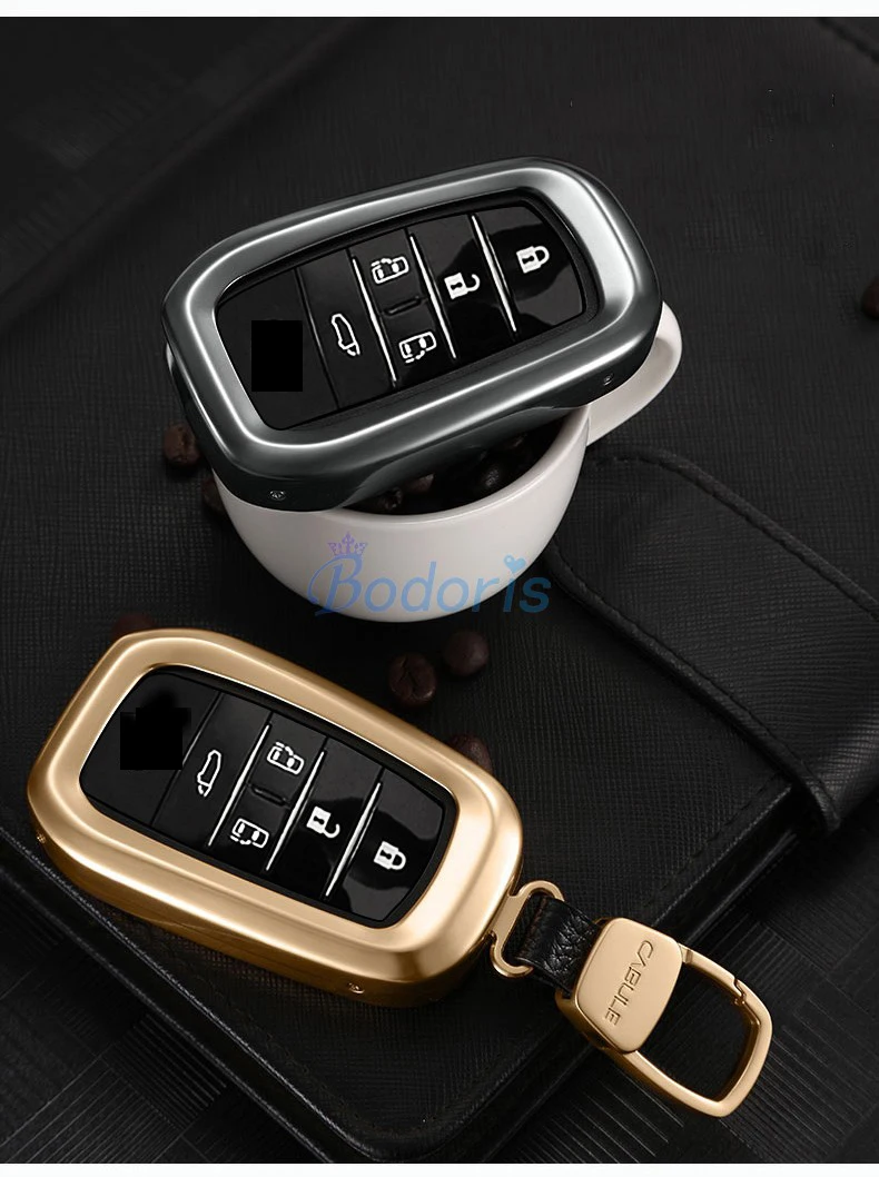 Серебряный Золотой серый цвет чехол для ключей с кольцом хромированный