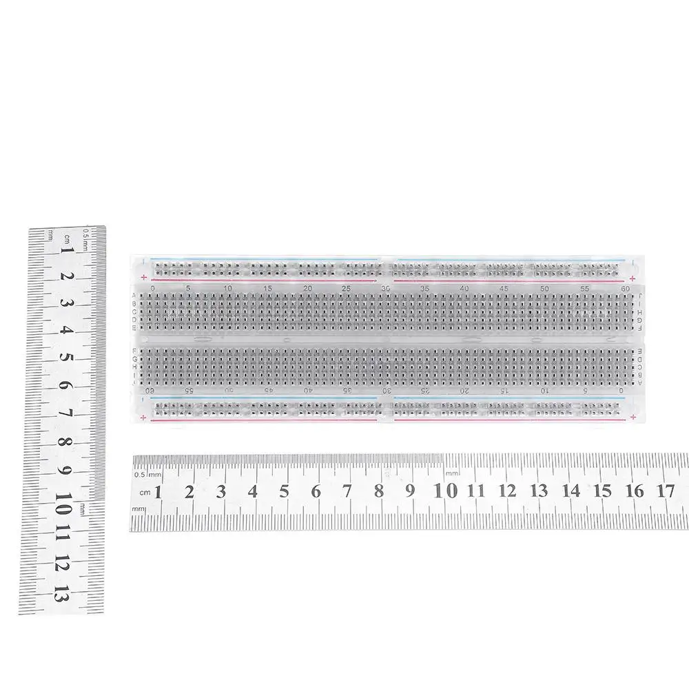MB-102 MB102 прозрачный Макет 830 беспаечная контактная макетная плата развиваться "сделай сам"