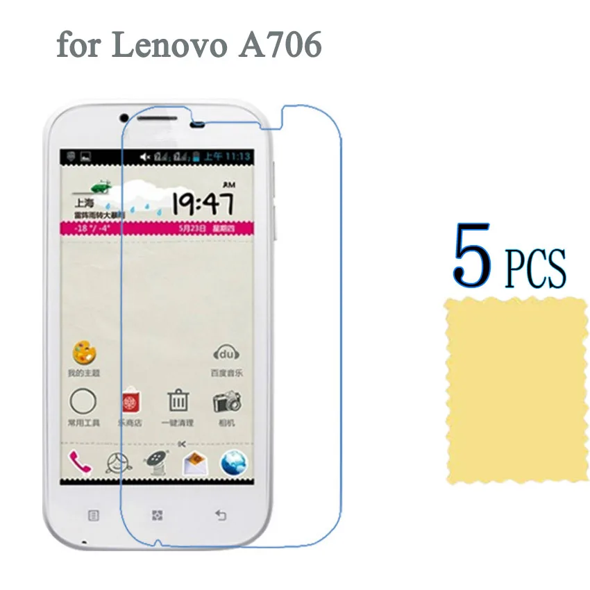 Высокая Ясно ЖК дисплей Экран Защитная пленка для lenovo A706 защиты Ultra Slim PET