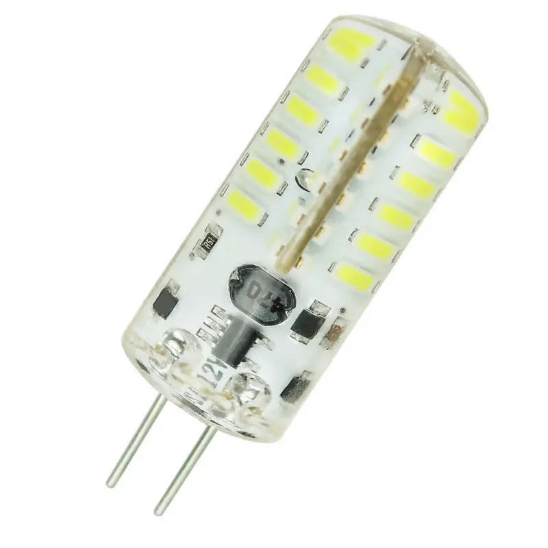 1 упаковка G4 Лампа 48 SMD 3014 AC/DC 12V LED лампы и светильники Энергосберегающие теплый