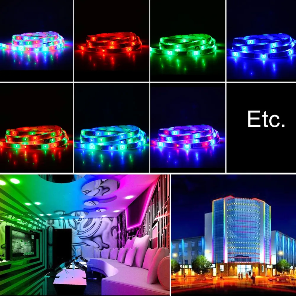 Светодиодная лента 2835 3528 SMD DC 12 В 60 светодиодов/м гибкая светодиодная