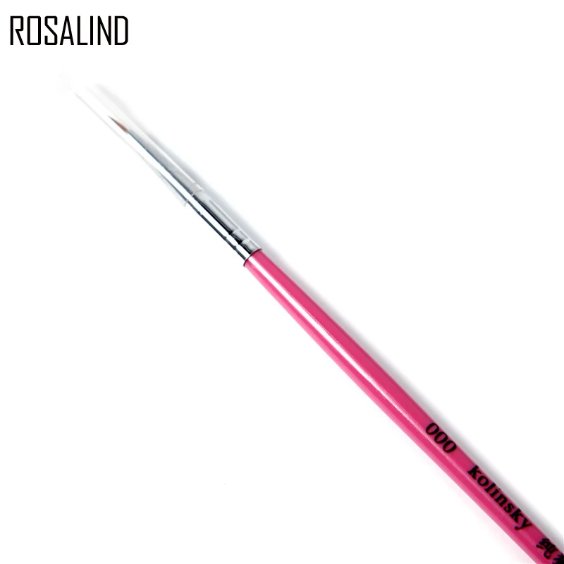 ROSALIND 5 шт./лот кисть для ногтей акриловая УФ гель краска рисования ручка вкладыш
