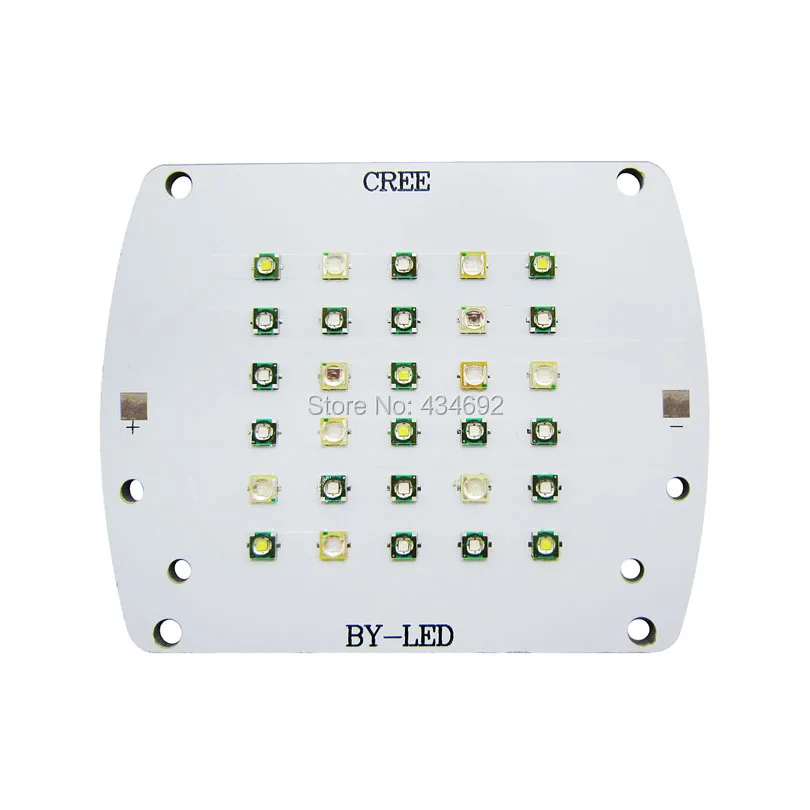100 Вт Cree XPE XP E 450nm Королевский Синий + 470NM 7000 К Белый Epileds 430NM UV 490NMM Голубой 660nm Красный