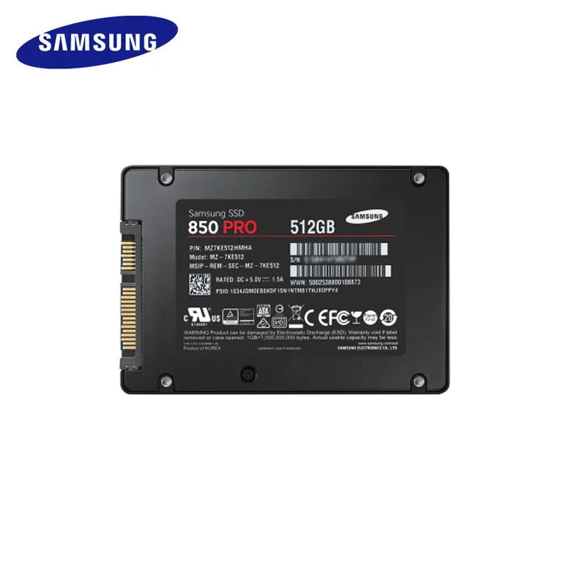 Внутренний SSD накопитель Samsung 850 PRO 256 ГБ/512 ГБ 2 5 дюйма 550 дюйма|Внутренние