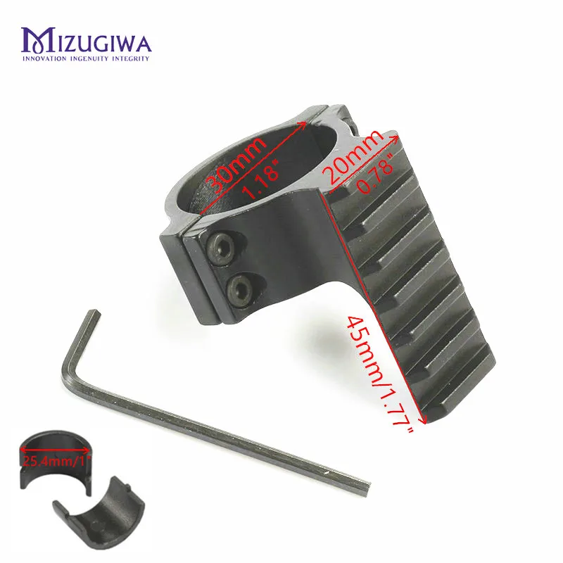 

Крепление для пистолета MIZUGIWA, 30 мм кольцевой адаптер, 20 мм, Weaver Picatinny Rail