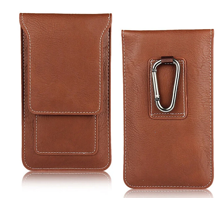 Кожаный чехол с застежкой-липучкой для крепления ремня для Sony Xperia XA2 Plus,Asus ROG Phone,ZTE Axon 9 Pro