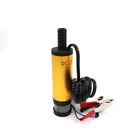 12V 24V DC Электрический погружной насос для перекачки дизельного масла, воды, топлива, переноса 38 мм корпус из алюминиевого сплава 12лмин портативный автомобиль