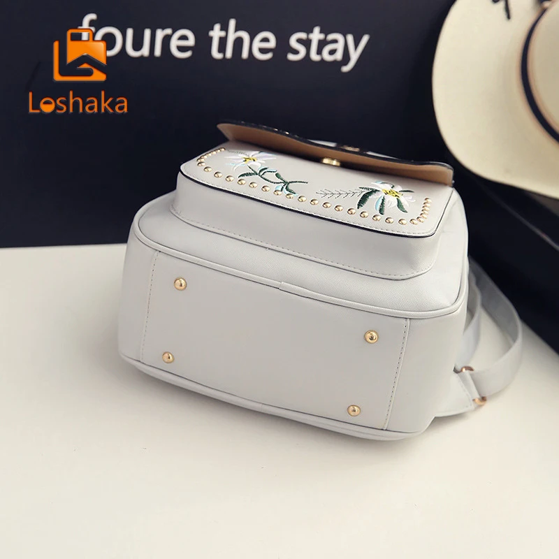LOSHAKA модные женские туфли из искусственной кожи рюкзак 4 шт./компл. ручной работы с