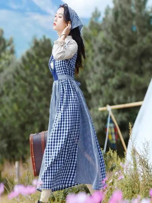 Lolita Dress European Retro Pastoral Style Costume Girl Palace Princess |