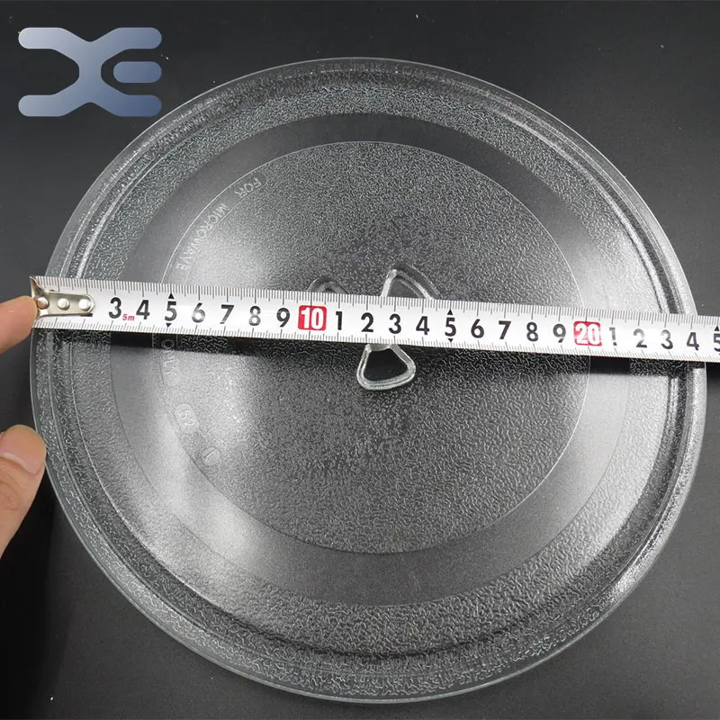 Высококачественное Стеклянное блюдо для микроволновой печи вращающаяся