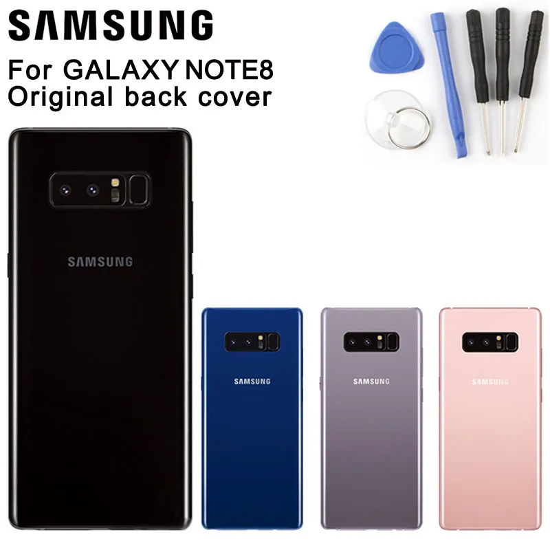 Оригинальная задняя крышка батарейного отсека для Samsung Galaxy Note8 Note 8 N9500 N9508