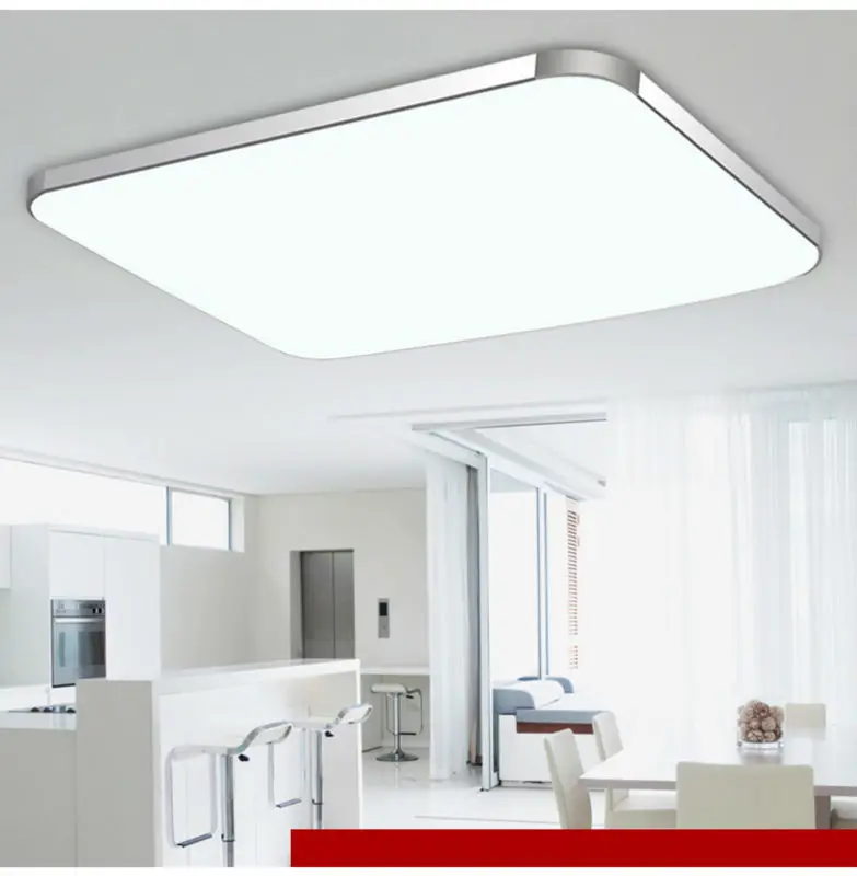 Современные светодиодные потолочные светильники с поверхностным креплением для