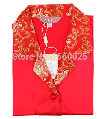 Шелковая пижама для влюбленных костюм двойка осень шелк с длинным рукавом 5А 100%