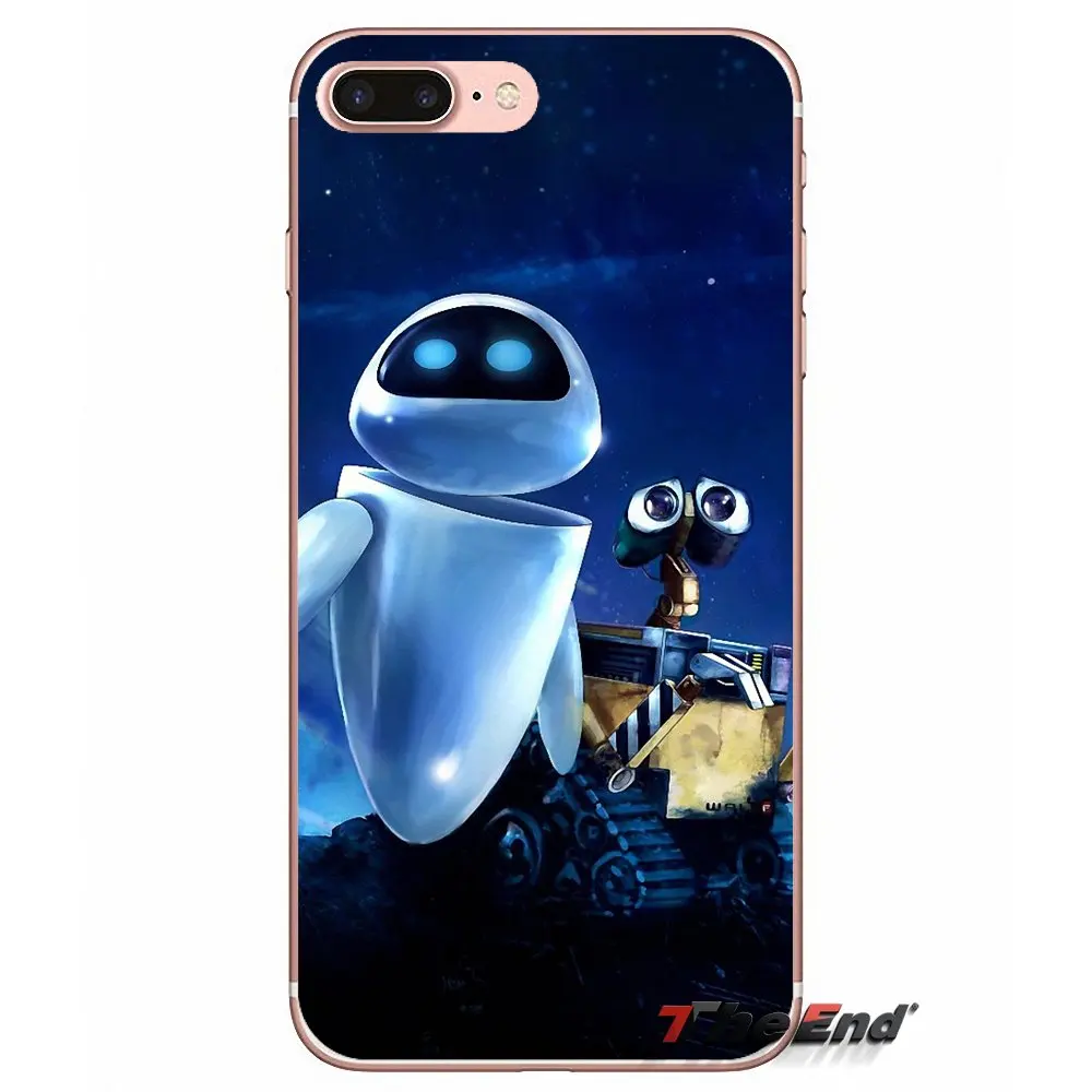 Для HTC One M7 M8 A9 M9 M10 E9 Plus Desire 630 530 626 628 816 820 Motorola G G2 G3 Wall-E Robot Wall E Movie Clear TPU чехол |