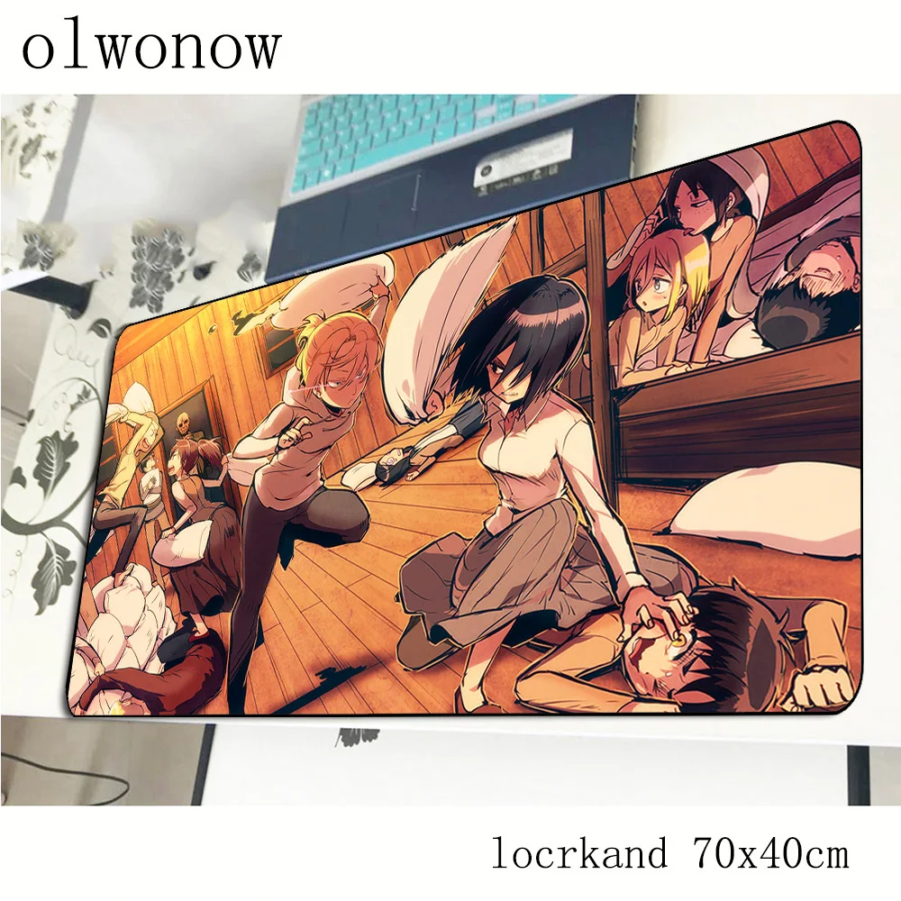 Attack on titan коврик для мыши геймер Лидер продаж 700x400x2 мм notbook игровой популярные от