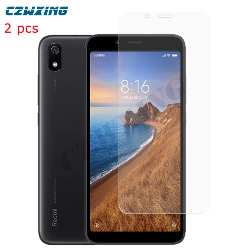 2 шт. закаленное стекло Xiaomi Redmi 7A защита для экрана 7 A Redmi7A|Защитные стёкла и плёнки
