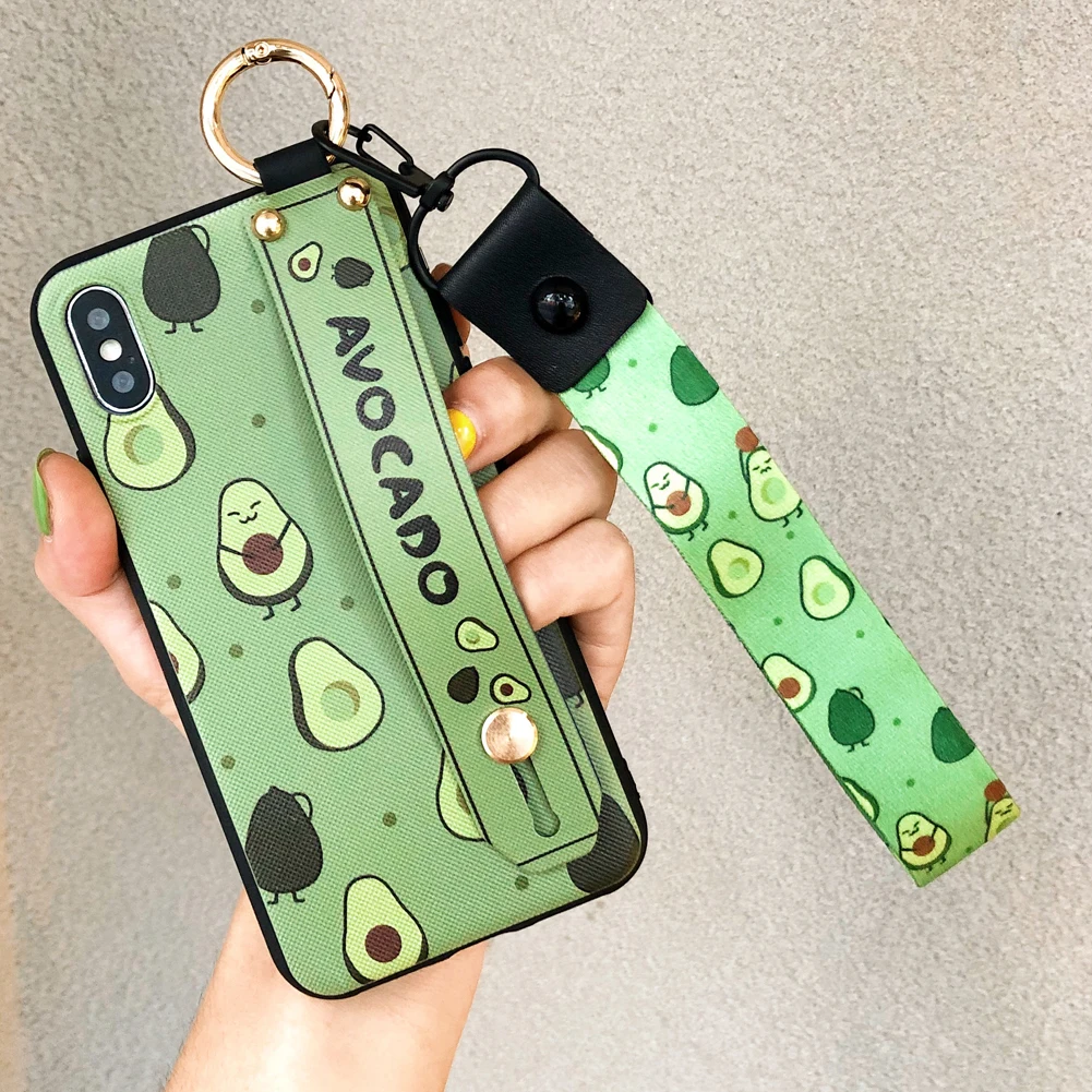 Summer Fruits Avocado Cases For iPhone XR XS Max 6 6S 7 8 Plus Soft TPU Back Cover Shell |