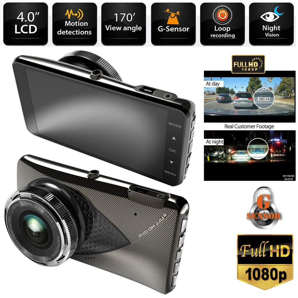 HD 1080P Автомобильный видеорегистратор автомобильная камера с ночным видением 3 0