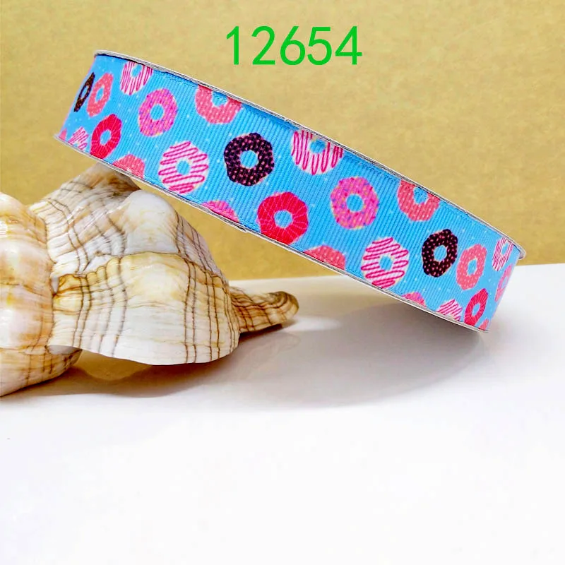 Free shipping 50 yard cartoon printed grosgrain ribbon 14554 | Дом и сад