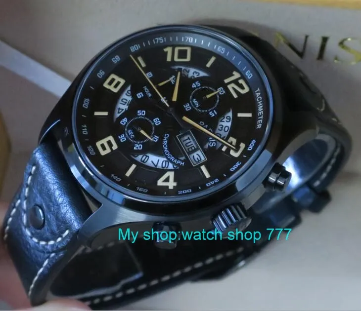 

Мужские многофункциональные кварцевые часы с сапфировым стеклом, 43 мм