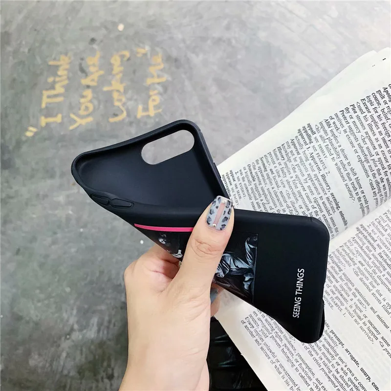 Модный классический чехол для телефона с рисунком Tide off OW iphone 6 S 7 7plus 8 8plus X 10 XR XS MAX