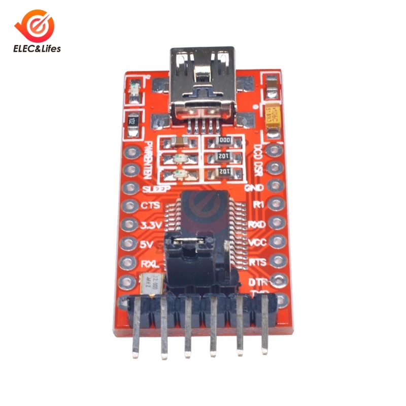 1 шт. FT232RL FT232 FTDI USB для ttl 3,3 В 5,5 в последовательный адаптер модуль загрузки кабель для мини-порта