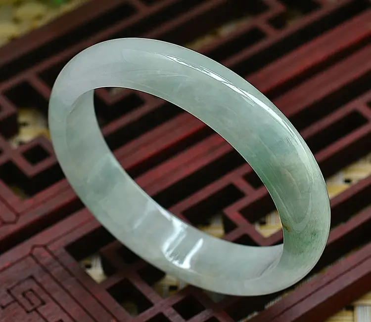 Натуральный бирманский нефритовый браслет Овальный Королевский браслет|bracelet