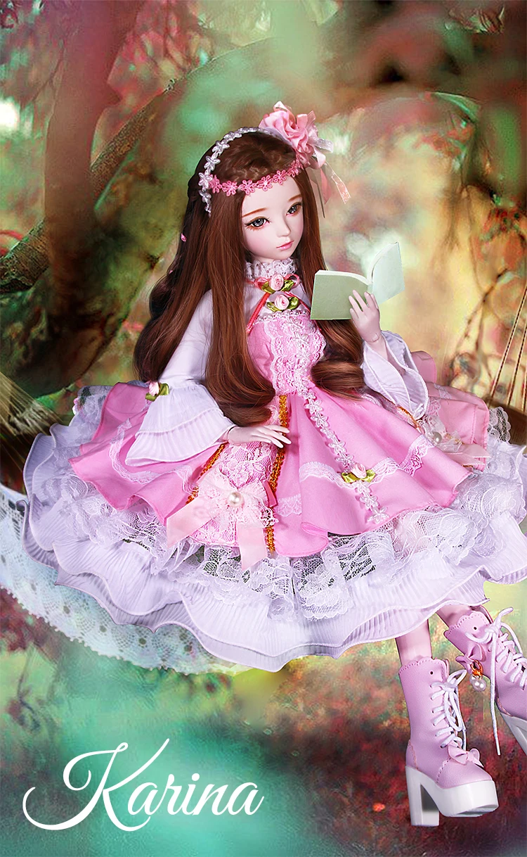 60 см сладкая любовь Лолита девушка шарнирная кукла ручной работы 1/3 Bjd кукла женщина полный набор детские игрушки для девочек подарок на день рождения