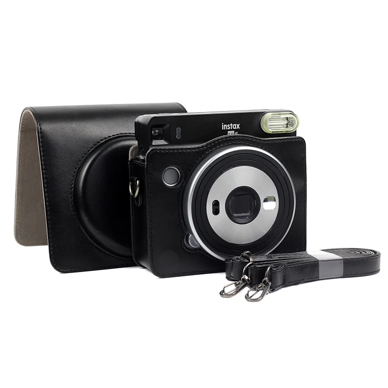 Сумка для камеры FUJIFILM Instax SQUARE SQ6 Винтажный чехол из искусственной кожи с плечевым